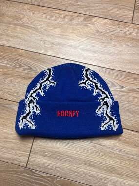 Hockey Lightning Beanie Blue Eyes Without A Face Beanie